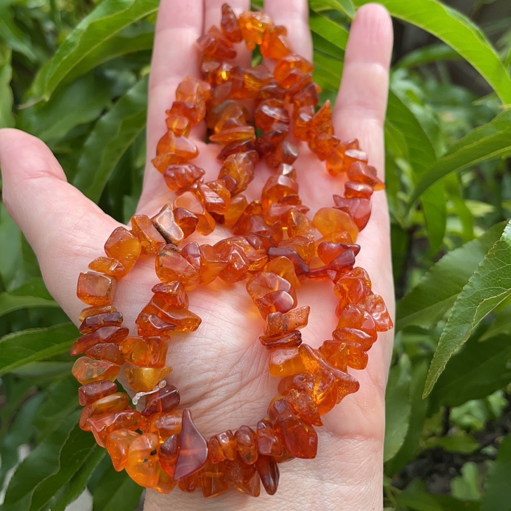 Vintage Baltic amber necklace